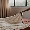 Casasofté  May Cozy Jacquard Blanket Turkish Throw Blanket | 51 x 66 inches Soft Turkish Cotton Blanket | Bedding Decor Bedspread (Copy)